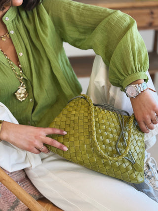 Sac ADÉLE vert olive