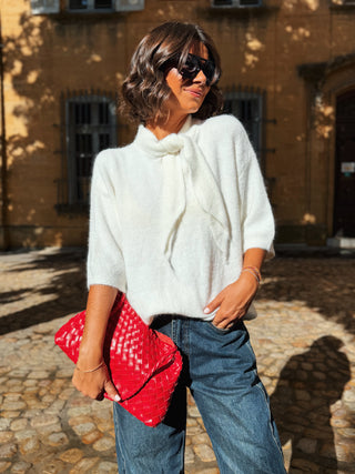 Pull NOEUD écru