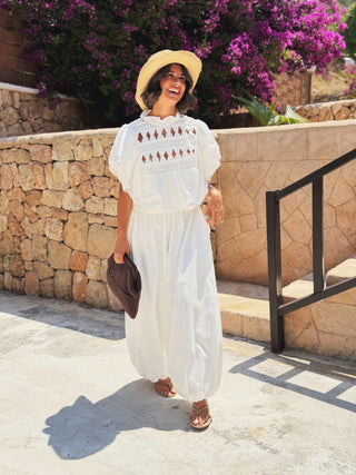 Pantalon BALLON blanc