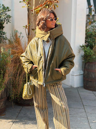 Veste DUNE kaki - capuche amovible