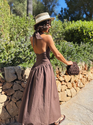 Robe BRIDGERTON chocolat