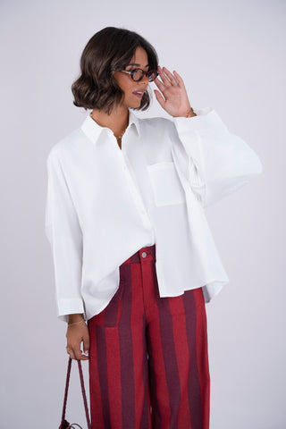 Chemise POPELINE blanc