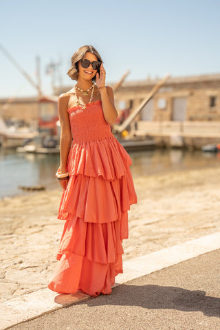 Robe OZERA rose (pré-commande)