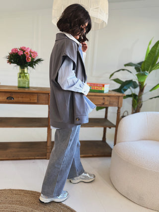 Veste AXEL sans manche gris