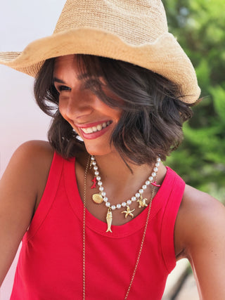 Collier CORAIL rouge