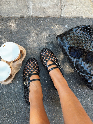 Ballerines TRÉSSÉ  noir