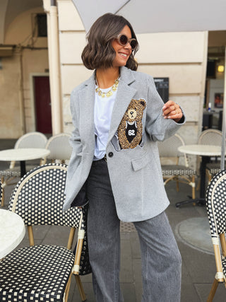 Blazer TEDDY gris