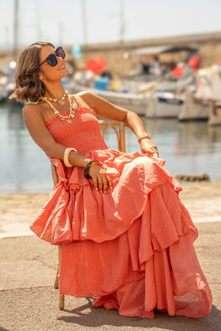 Robe OZERA rose (pré-commande)