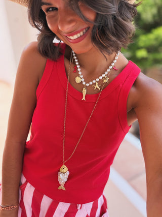 Collier CORAIL rouge