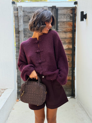 Gilet OFFICIER prune