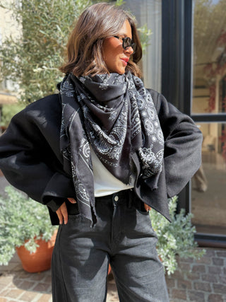 Écharpe BANDANA noir