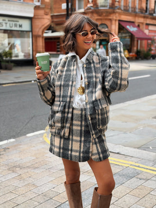Veste BILLY grise et taupe