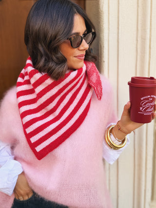 Pull sans manche GINETTE rose