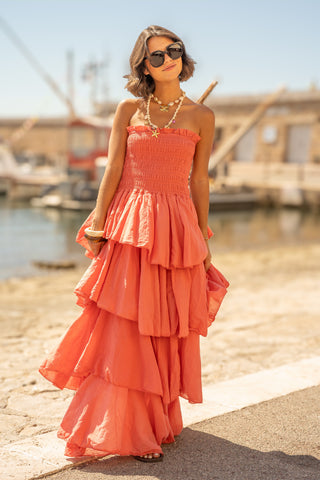 Robe OZERA rose (pré-commande)