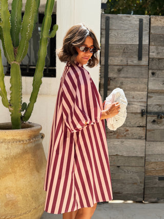 Robe RAYÉE rose&prune