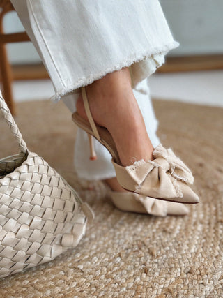 Talons NOEUD beige