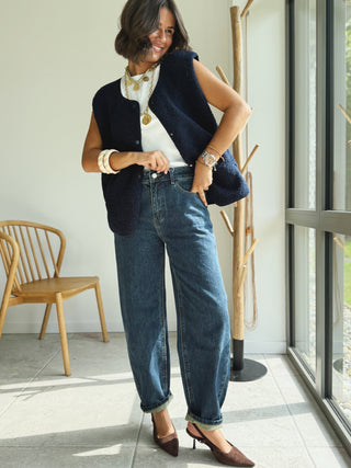 Jean TESS  barrel court bleu