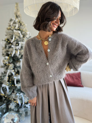 Pantalon PALAZZO taupe