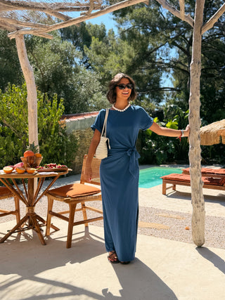 Robe TEE-SHIRT bleu