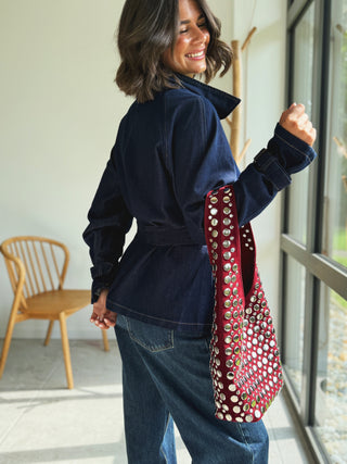 Sac BORDEAU cuir