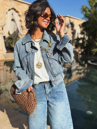 Veste BOMBERS en jean