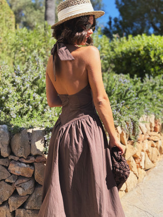 Robe BRIDGERTON chocolat