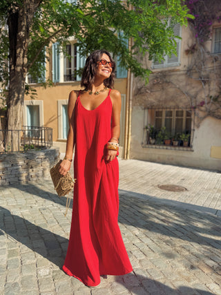Robe LÉA rouge