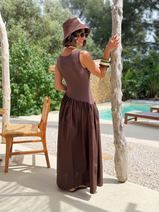 Robe GINA chocolat