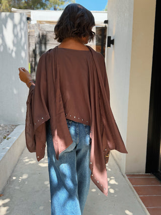 Top CAPE HARPER chocolat