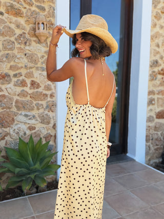 Robe DIVA à pois jaune (Éxpédition le 29/05)