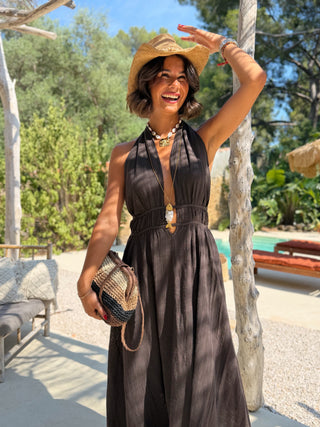 Robe OCÉANE chocolat
