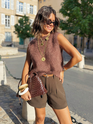 Short GASPARD chocolat