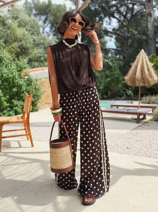 Sac en cuir SEAU chocolat