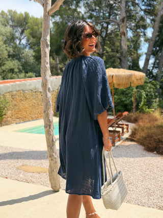 Robe LISA bleu marine