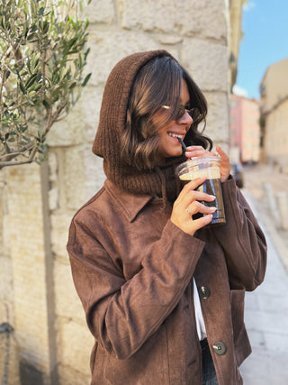 Cagoule -  chocolat