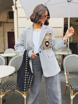 Blazer TEDDY gris
