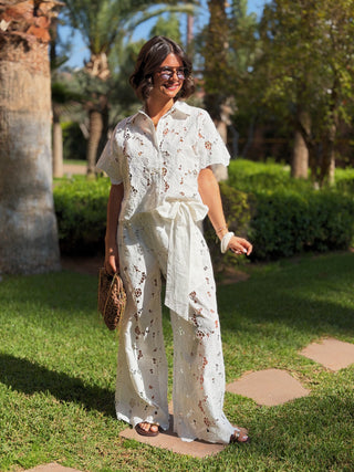 Chemise broderie FLEUR