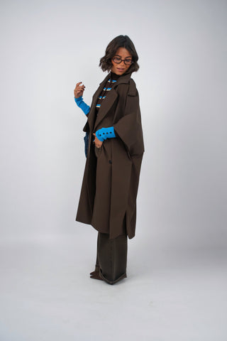 Trench ARCHIE chocolat