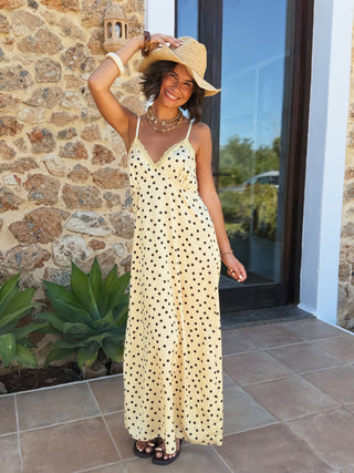 Robe DIVA à pois jaune (Éxpédition le 29/05)