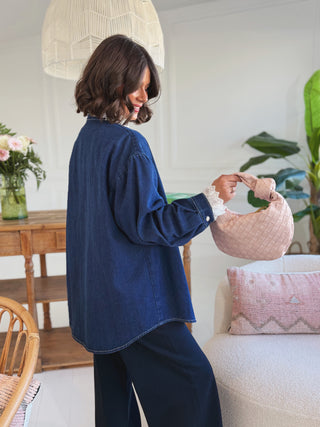 Sur-chemise en jean brut VIRGINIE