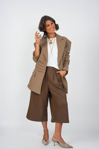 Pantalon 7/8 MATT camel