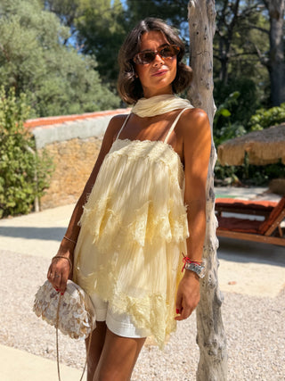 Top BOHEMIA jaune