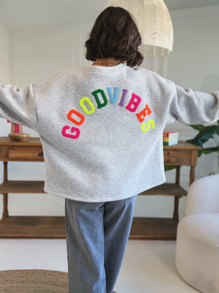 Sweat GOODVIBES gris