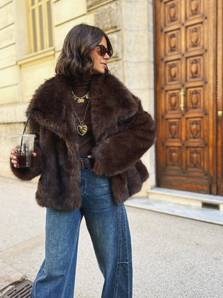 Veste LISE chocolat