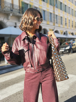 Veste BOMBERS bordeaux