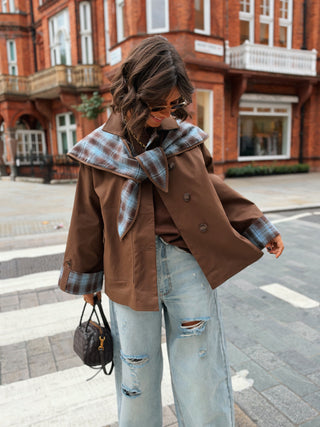 Trench court WESS chocolat