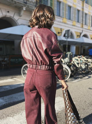 Veste BOMBERS bordeaux