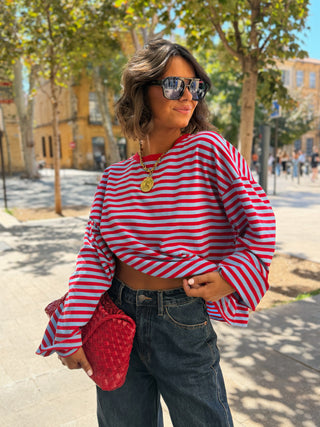 Tee-shirt MARINIÈRE rouge&bleu