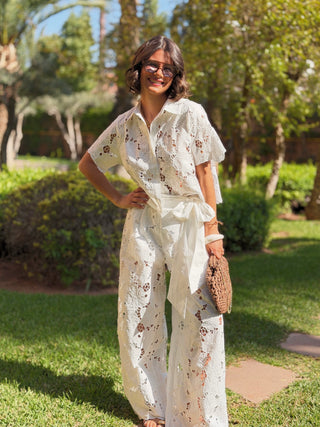Chemise broderie FLEUR