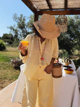 Chemise JOEY jaune
